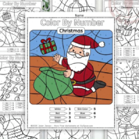 Christmas Color by Number