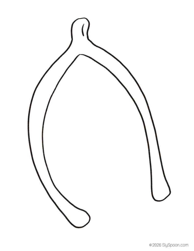St. Patrick’s Day Wishbone Coloring Page – Free Printable St. Patrick’s Day wishbone coloring page for kids, free printable holiday worksheet for preschool and kindergarten