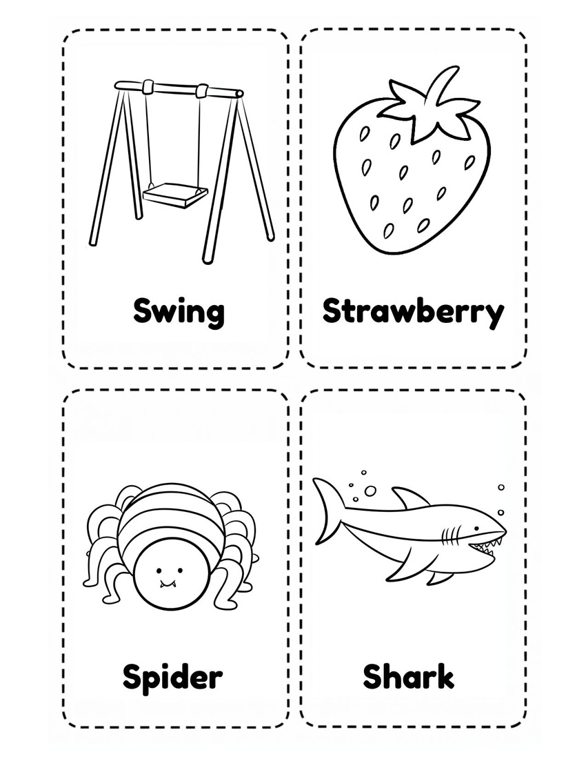 Letter S Flash Card Free Printable to Help Recognize Sound and Letter