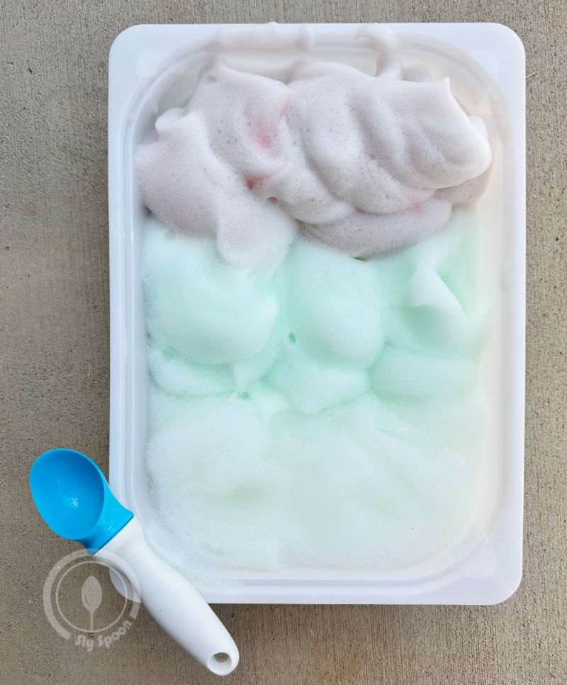 Letter S is for Soapy Sensory Bin Activity idea for preschoolers and kindergarteners learning Letter S