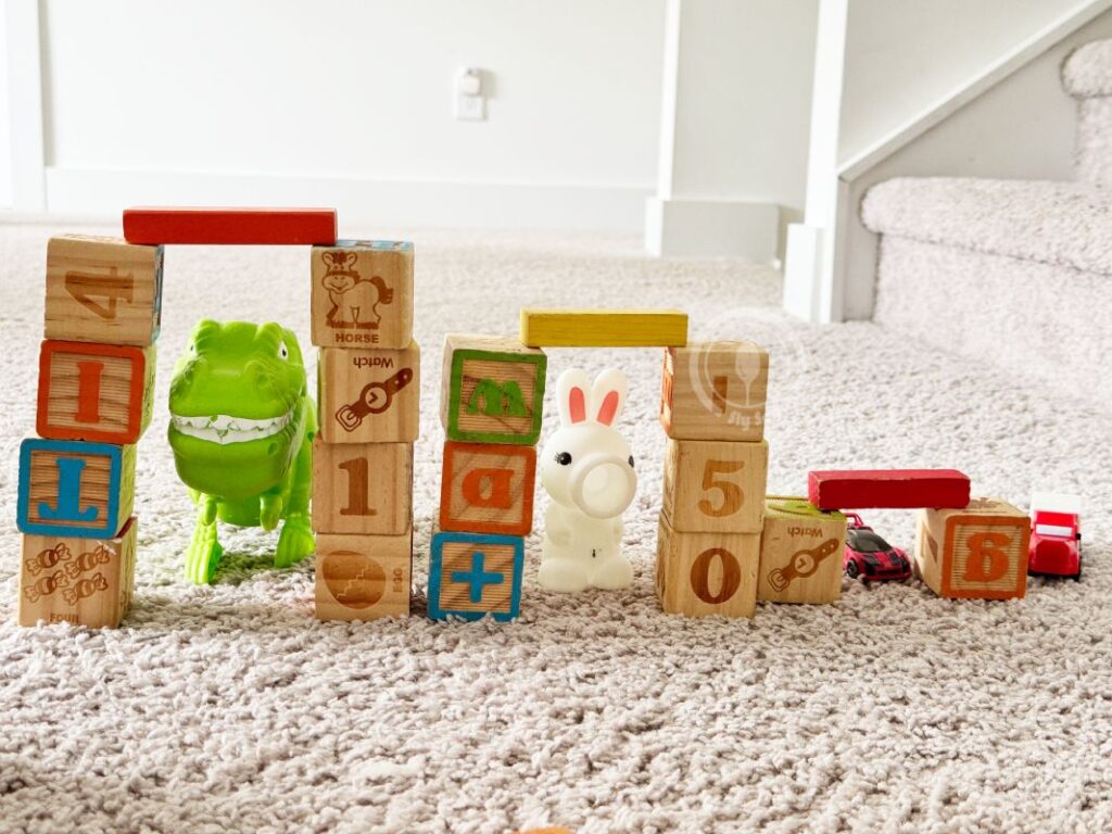 Letter U is for Under the Bridge Stem Activity idea for preschoolers and kindergarteners learning Letter U