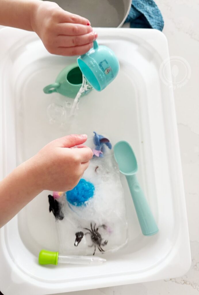Letter U is for Unfreeze Rescue Activity idea for preschoolers and kindergarteners learning Letter U