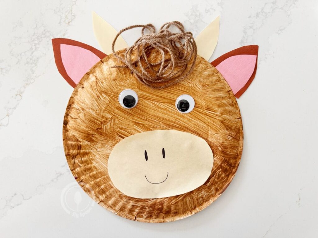 Letter Y is for Yak Paper Plate Craft idea for preschoolers and kindergarteners learning Letter Y