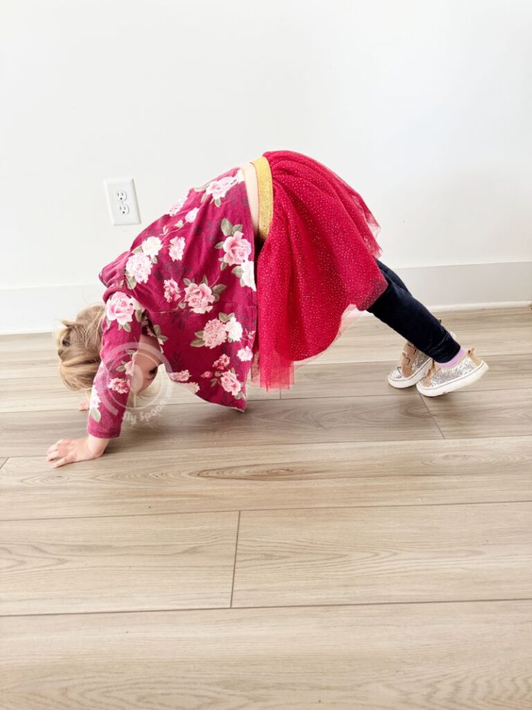 Letter Y is for Yoga Movement idea for preschoolers and kindergarteners learning Letter Y