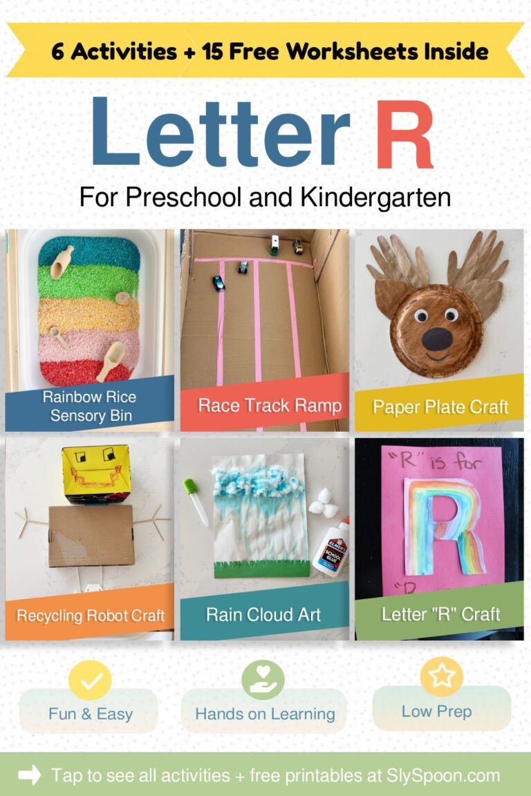 Letter R Hands On Play Extension Activities for Preschool and Kindergarten