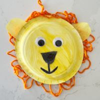 Letter L Lion Paper Plate Craft