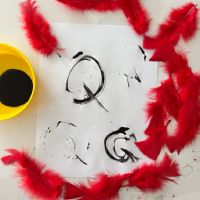 Letter Q Quill Writing Craft