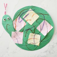 Letter S Spiral Snake Craft