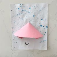 Letter U Umbrella Craft