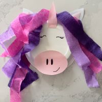 Letter U Unicorn Paper Plate Craft