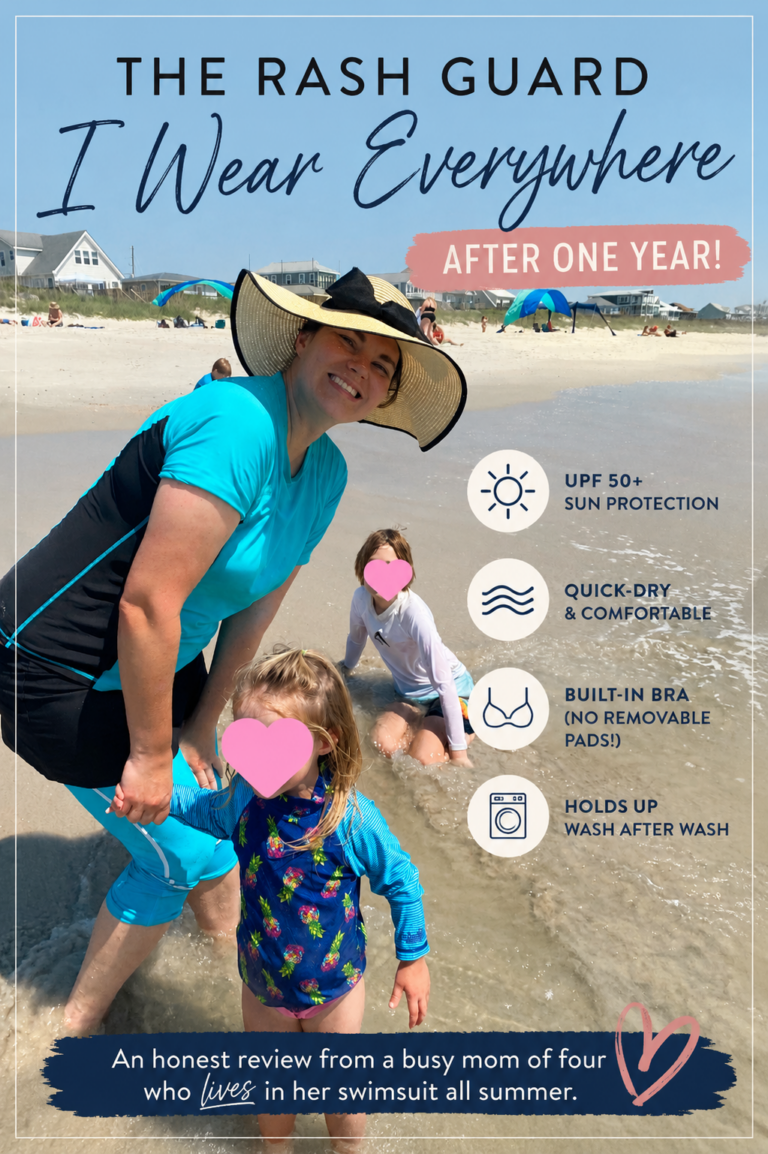 The Rash Guard I Wear Swimming 3 Times a Week (And Why I’d Buy It Again After a Year)