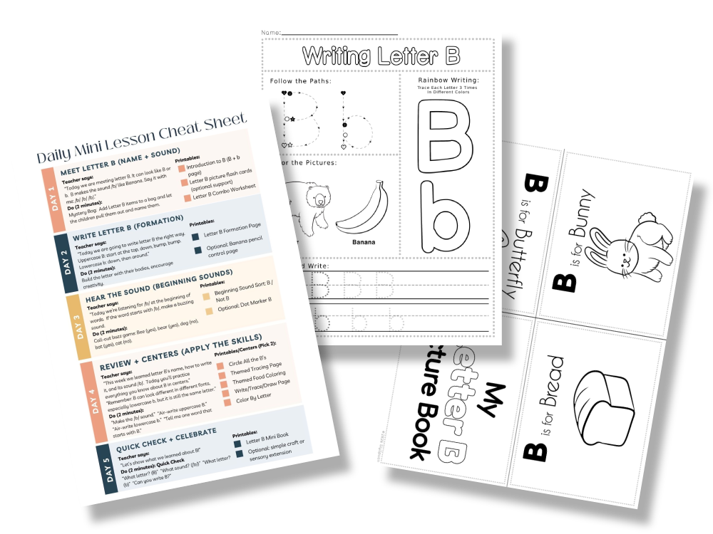 Preview of the Sly Spoon Kindergarten Literacy Curriculum