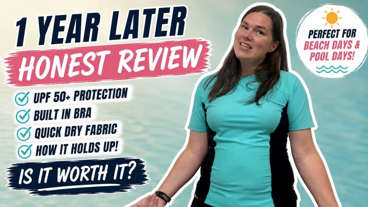 After a year of swimming, beach trips, and pool days with my four kids, this is still the rash guard I reach for most often.