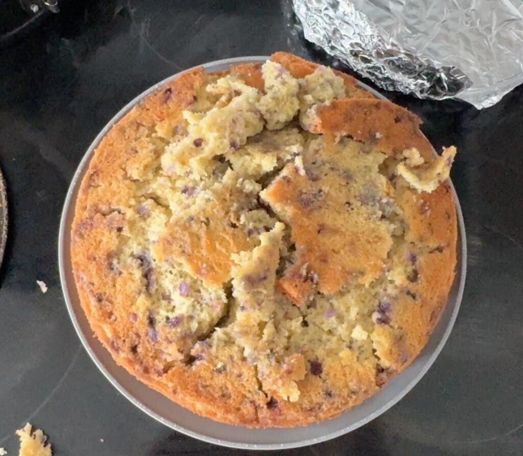 Frost Form messy falling apart cake