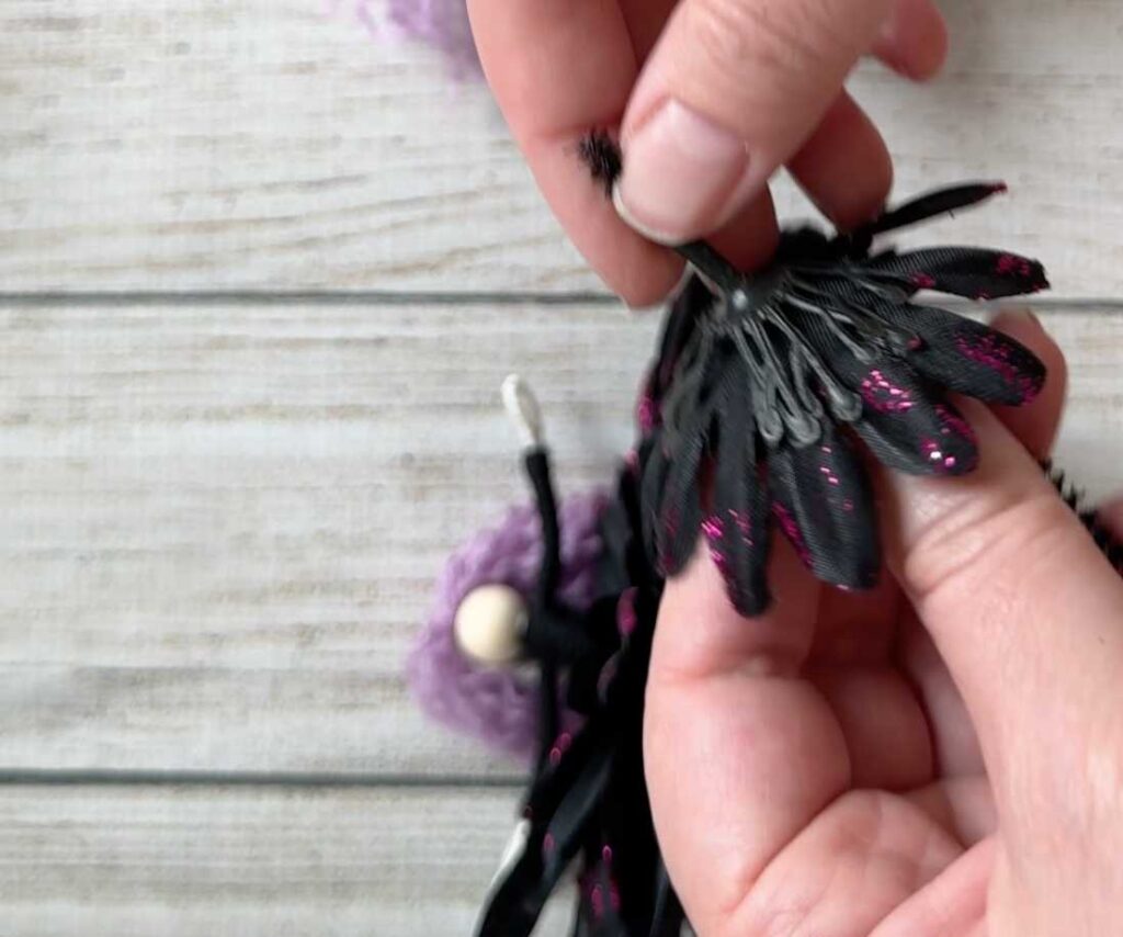 Easy Dollar Tree Halloween Craft Make a Witch tutorial - Making a Hat