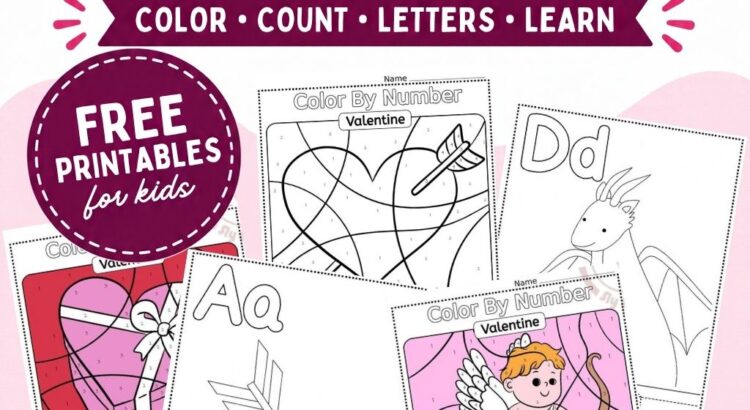 Free Printable Valentine Worksheets for Preschoolers and Kindergarteners Letter Tracing Dot Marker and More